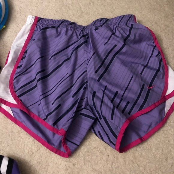 Nike Women’s Running Shorts in Purple/Black - Picture 1 of 2